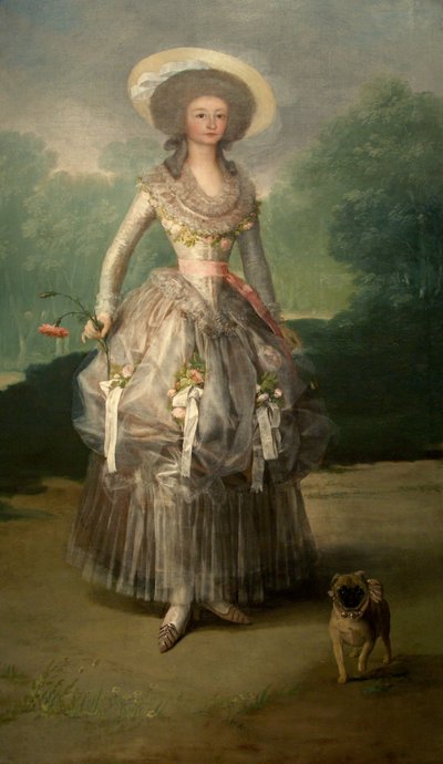 Portret van María Ana de Pontejos y Sandoval door Francisco de Goya